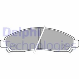 Гальмівні колодки, дискові для ISUZU, Great Wall, Haval, Mitsubishi DELPHI LP2037 фото товару