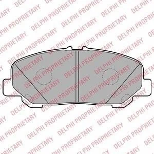 TOYOTA колодки гальм. передн. PREVIA III 05- для Toyota DELPHI LP2119 фото товару