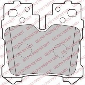 <strong>TOYOTA гальмівні колодки задн.Lexus LS 06- DELPHI LP2214 (фото 1)</strong>
