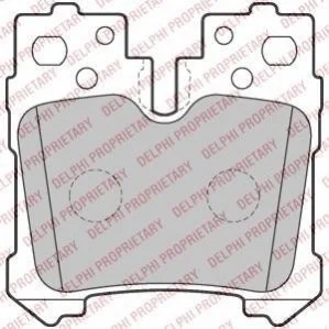 TOYOTA гальмівні колодки задн.Lexus LS 06- для DELPHI LP2214 фото товару