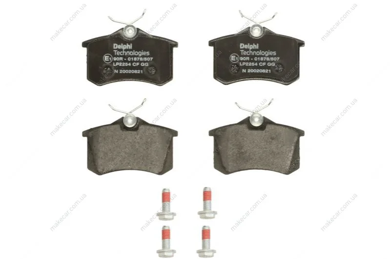 <strong>Комплект гальмівних колодок з 4 шт. дисків DELPHI LP2254 (фото 1)</strong>