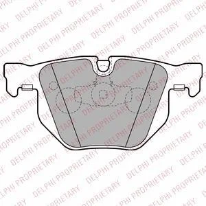 Комплект гальмівних колодок задн, BMW 3 (E90), 3 (E91), 3 (E92), 3 (E93), X1 (E84) 2.0D-3.0D 12.04-12.13 для BMW DELPHI LP2256 фото товару