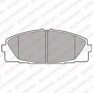 Комплект гальмівних колодок з 4 шт. дисків для Toyota DELPHI LP2473 фото товару