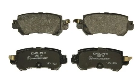 Гальмівні колодки, дискові для Mazda DELPHI LP2482 фото товару