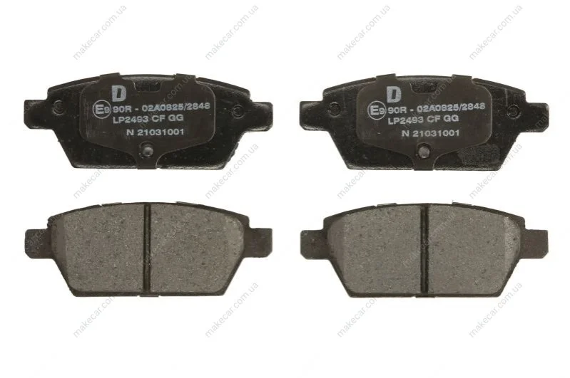 <strong>Гальмівні колодки, дискові DELPHI LP2493 (фото 1)</strong>