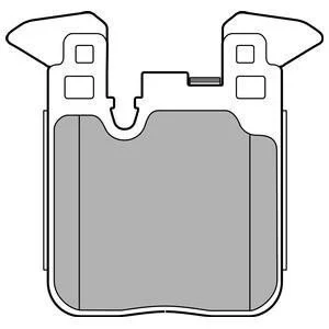 <strong>Гальмівні колодки, дискові DELPHI LP2660 (фото 1)</strong>