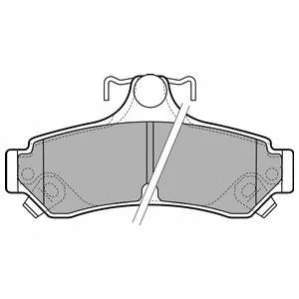 <strong>TOYOTA Тормозные колодки задн.Camry 2.5/3.5 11- DELPHI LP2700 (фото 1)</strong>