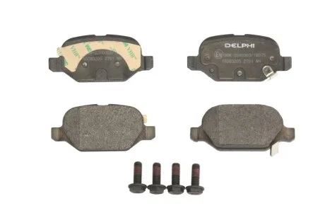 Гальмівні колодки, дискові для Fiat DELPHI LP2761 фото товару
