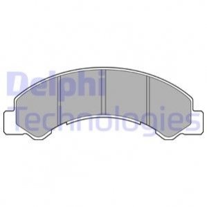 К-т тормозных колодок TOYOTA DYNA 06- Delphi LP2769 фото товара