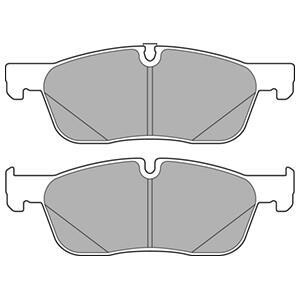 LAND ROVER К-т передн. гальм. колодок Discovery Sport 2,0-2,2 14-, Range Rover Evoque 2,0-2,2 11- Delphi LP3166 фото товара