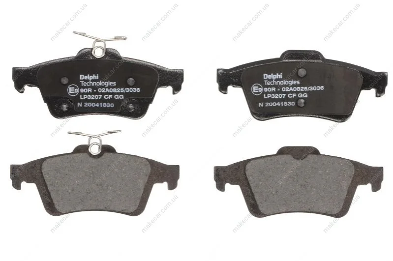 <strong>FORD Тормозные колодки задн. C-MAX II, FOCUS III, GRAND C-MAX, VOLVO DELPHI LP3207 (фото 1)</strong>