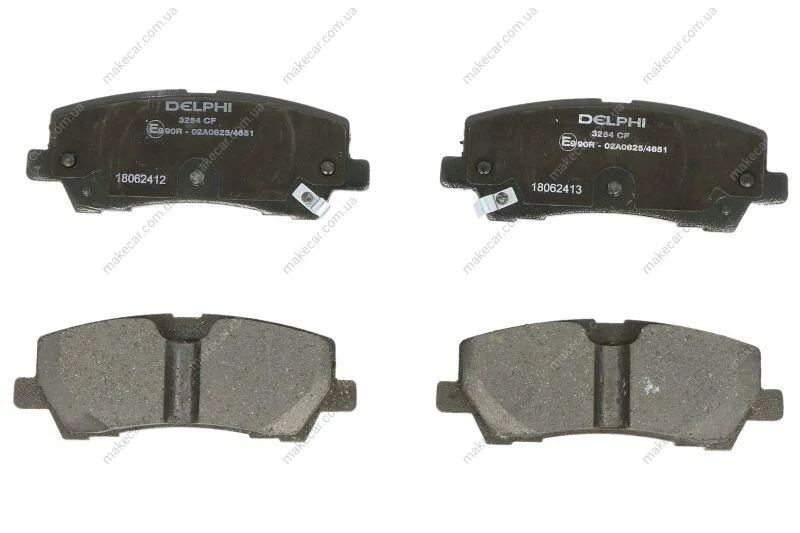 <strong>Гальмівні колодки, дискові DELPHI LP3254 (фото 1)</strong>