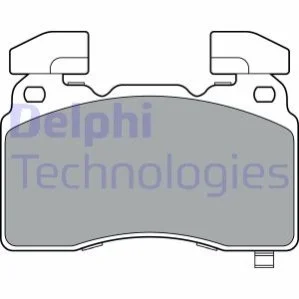 Гальмівні колодки, дискові для Opel, Chevrolet DELPHI LP3366 фото товару