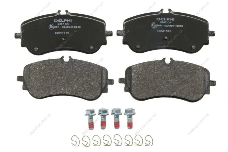 <strong>Тормозные колодки передн. AMAROK 10-, CRAFTER 2.0 TDI 16- DELPHI LP3367 (фото 1)</strong>