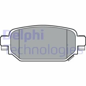 <strong>Гальмівні колодки, дискові DELPHI LP3393 (фото 1)</strong>