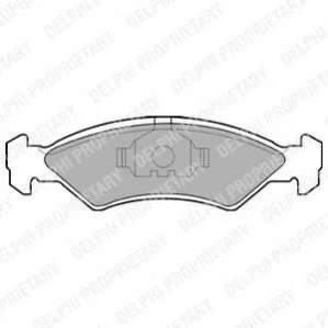 FORD Колодки тормозные передние FIESTA 17MM 8/83-89 для Ford DELPHI LP351 фото товару