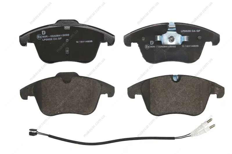 <strong>Тормозные колодки передн Peugeot 508 10- DELPHI LP3526 (фото 1)</strong>