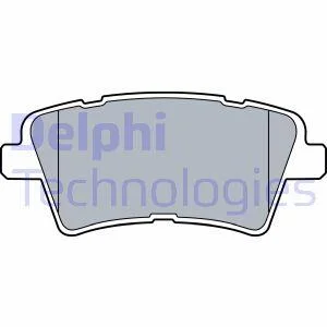 <strong>Гальмівні колодки, дискові DELPHI LP3537 (фото 1)</strong>