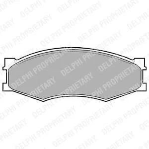 <strong>Гальмівні колодки, дискові DELPHI LP358 (фото 1)</strong>