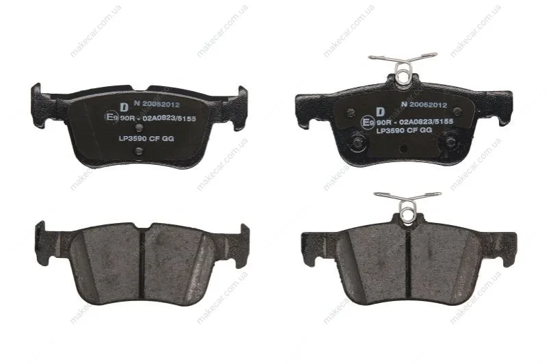<strong>Гальмівні колодки, дискові DELPHI LP3590 (фото 1)</strong>