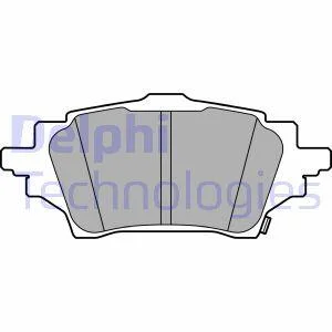 <strong>Гальмівні колодки, дискові DELPHI LP3608 (фото 1)</strong>