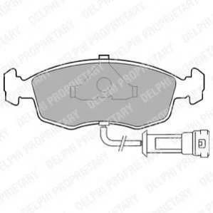 <strong>FORD Колодки тормозные передние Sierra,Scorpio,Granada 77- DELPHI LP457 (фото 1)</strong>