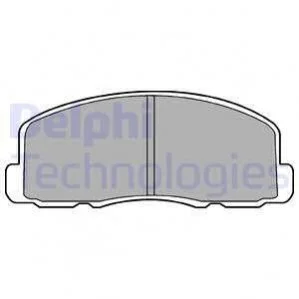 <strong>Комплект гальмівних колодок - дискові DELPHI LP458 (фото 1)</strong>