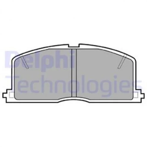 <strong>Тормозные колодки DELPHI LP460 (фото 1)</strong>