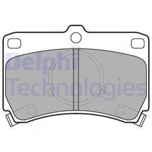 Комплект гальмівних колодок з 4 шт. дисків для Ford, KIA, Daihatsu, Mazda DELPHI LP531 фото товару
