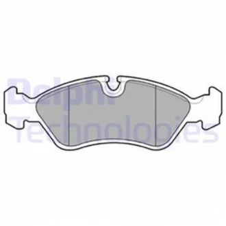 Комплект гальмівних колодок з 4 шт. дисків для Opel, Daewoo, Vauxhall, Chevrolet DELPHI LP585 фото товару