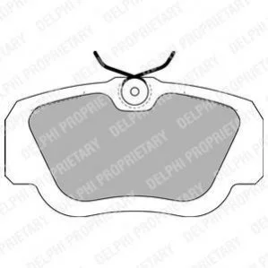 <strong>DB Колодки тормозные передние W201 -93 DELPHI LP597 (фото 1)</strong>