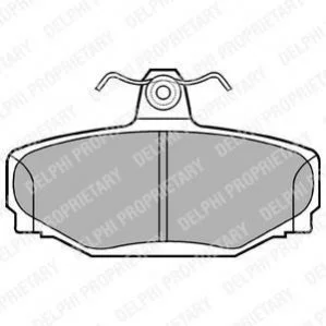 <strong>VOLVO Тормозные колодки задн. 740-940 81-,S/V 70 96- DELPHI LP637 (фото 1)</strong>