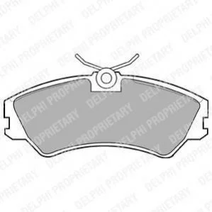 <strong>VW Тормозные колодки передн.T4 90- (14") DELPHI LP668 (фото 1)</strong>