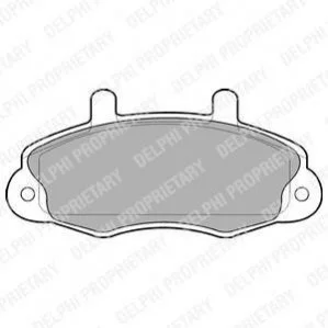 <strong>FORD Тормозные колодки передние Transit 91- диск 14 DELPHI LP766 (фото 1)</strong>