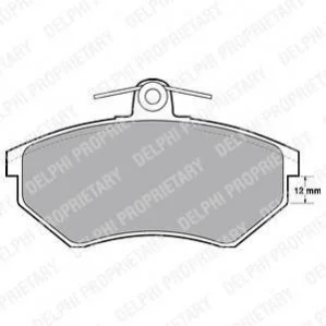 <strong>VW Тормозные колодки передн.Passat 88- DELPHI LP778 (фото 1)</strong>