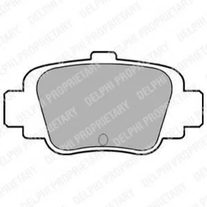 <strong>NISSAN Тормозные колодки задн.Micra K11 92- DELPHI LP780 (фото 1)</strong>