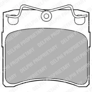 <strong>VW Тормозные колодки передн. T4 (15) 90- DELPHI LP785 (фото 1)</strong>