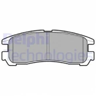 Комплект гальмівних колодок з 4 шт. дисків для Mitsubishi DELPHI LP955 фото товару