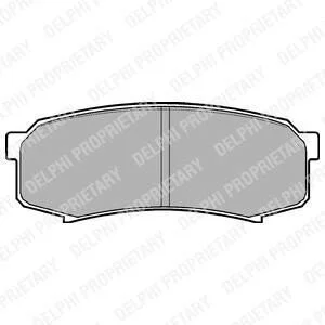 Delphi Гальмівні колодки до дисків для DELPHI LP963 фото товару