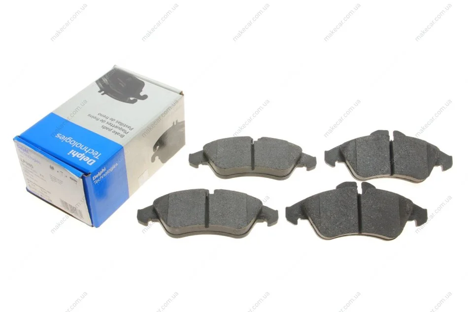 <strong>Комплект гальмівних колодок з 4 шт. дисків DELPHI LP980 (фото 1)</strong>