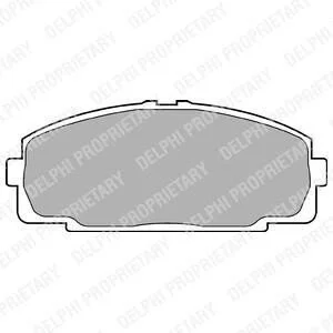 <strong>Гальмівні колодки, дискові DELPHI LP989 (фото 1)</strong>