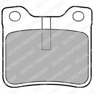 <strong>PEUGEOT Тормозные колодки задн.406,607 96- DELPHI LP991 (фото 1)</strong>