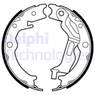 Гальмівні колодки барабані для DELPHI LS2025 фото товару
