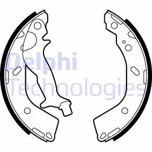 Гальмівні колодки, барабанні для DELPHI LS2027 фото товару