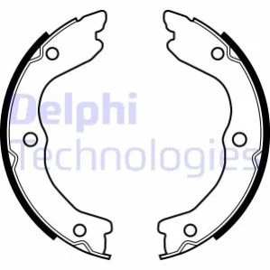 <strong>Гальмівні колодки, барабанні DELPHI LS2038 (фото 1)</strong>
