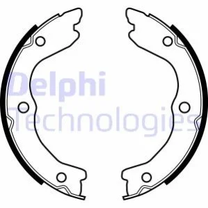 Гальмівні колодки, барабанні для DELPHI LS2038 фото товару
