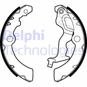 <strong>Гальмівні колодки, барабанні DELPHI LS2045 (фото 1)</strong>