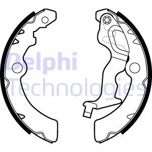 Гальмівні колодки, барабанні для Nissan, Suzuki DELPHI LS2045 фото товару