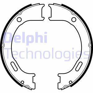 <strong>Гальмівні колодки, барабанні DELPHI LS2076 (фото 1)</strong>