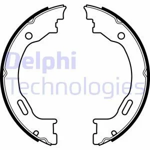 <strong>Гальмівні колодки, барабанні DELPHI LS2077 (фото 1)</strong>